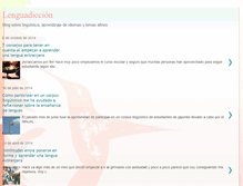 Tablet Screenshot of lenguadiccion.com